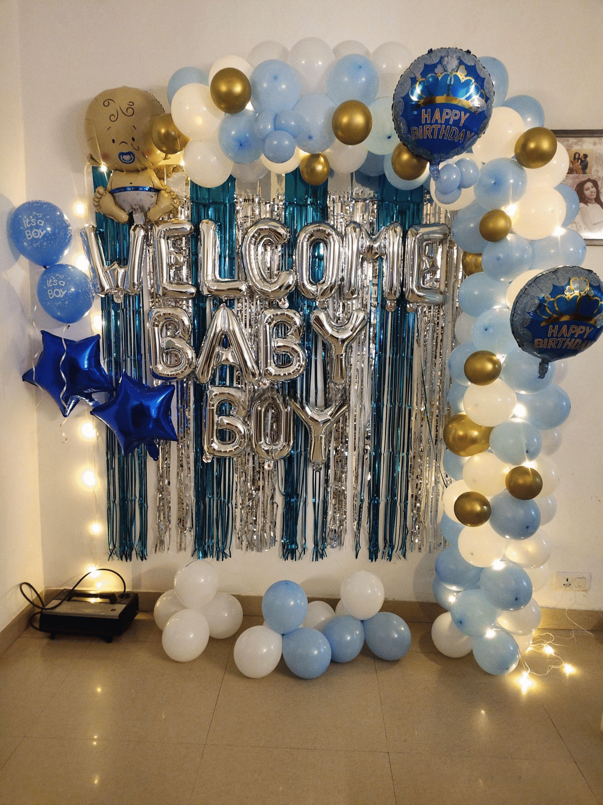 Welcome HIM - Welcome Baby Boy Decor - Image 2