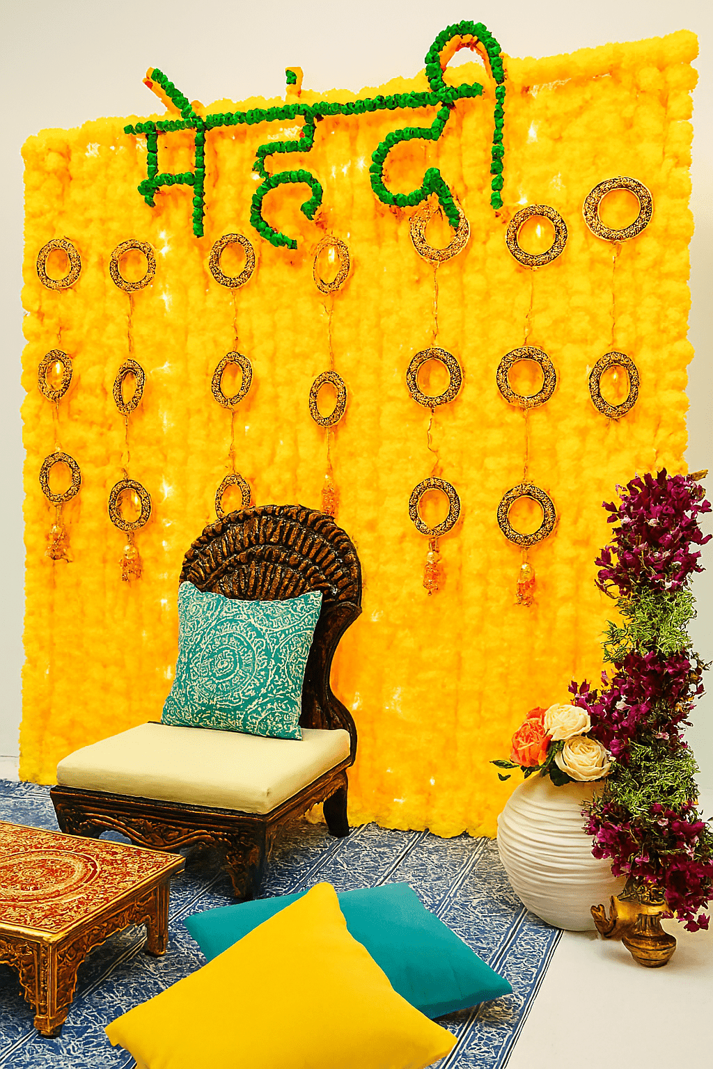 Celebrate in Gold & Yellow: The Perfect Mehndi & Haldi Decor - Image 2