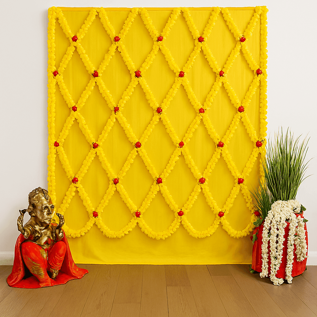 Diwali Decor: Flower & Lantern Setup - Image 3