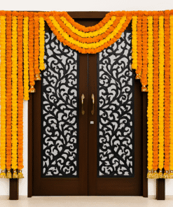 Diwali Garland & Bells Entrance Decor