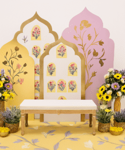 Alternative view of Elegant & Lively: Pastel Royal Haldi & Mehndi Decor