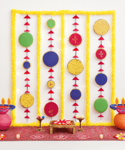 Pastel Perfection: Traditional Diwali Backdrop