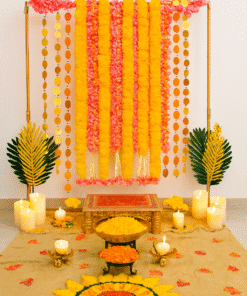 Regal DIY Puja Backdrop