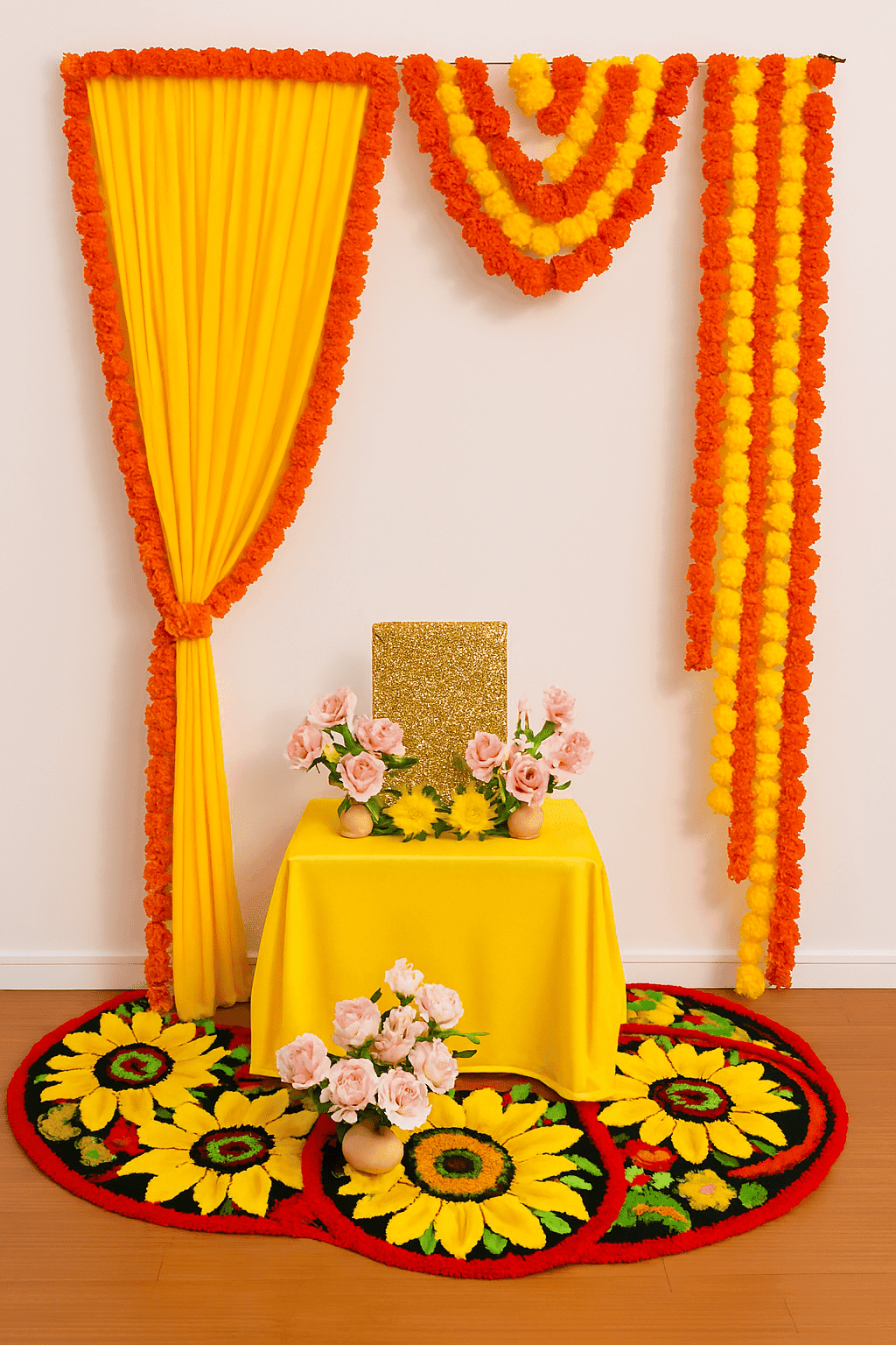 Regal DIY Puja Backdrop - Image 2