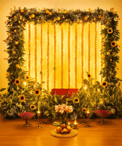 Sacred Floral Sanctuary Diwali Decor