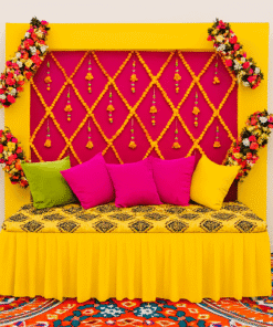 Alternative view of Vibrant & Chic: Pink and Yellow Haldi/Mehndi Decor