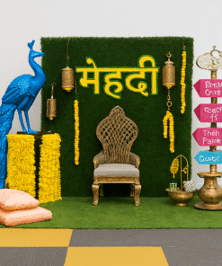 Alternative view of Vibrant & Grand: Peacock Theme Mehndi Decor