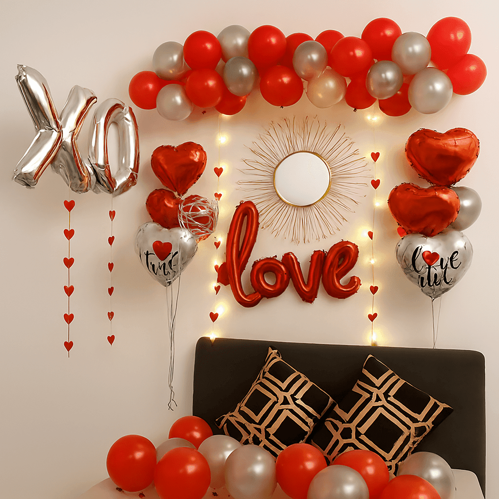 Express Your Love: Romantic Red Love XO Décor - Image 3