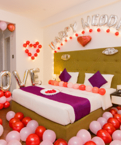 Romantic Bliss: Happy Wedding First Night Décor