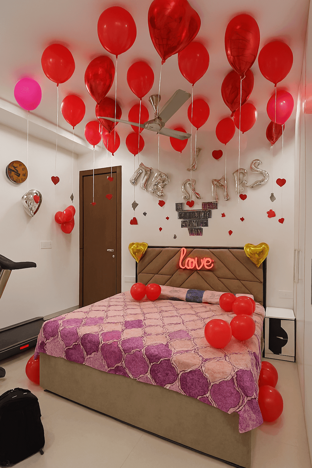 Unforgettable Romance: He & She First Night Décor - Image 3