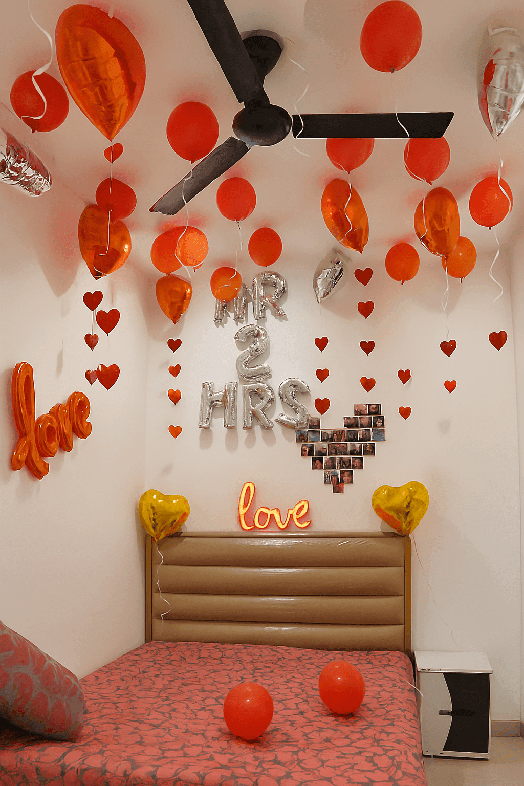 Unforgettable Romance: He & She First Night Décor - Image 4