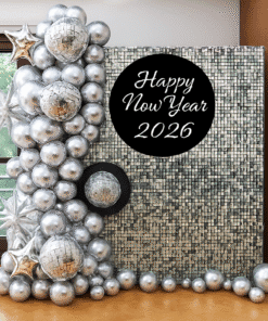 Stunning Silver Shimmer Decor for New Year 2026