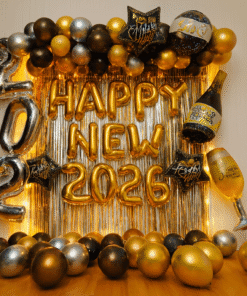 Timeless Black and Gold New Year 2026 Party Theme