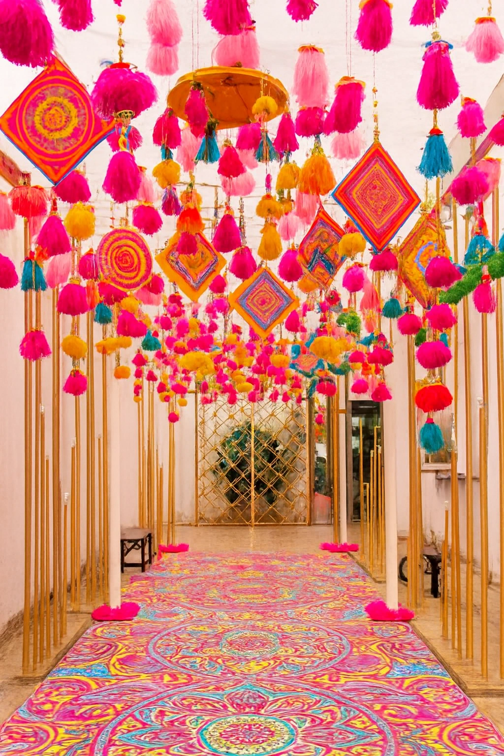 Artistic Ceiling Hanging Decor for Lohri Celebrations - Image 2