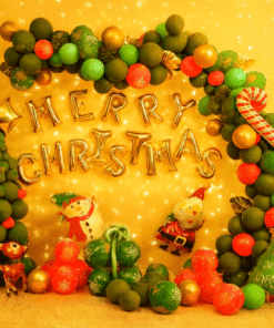 Jolly Balloon Christmas Winter Holiday Decor