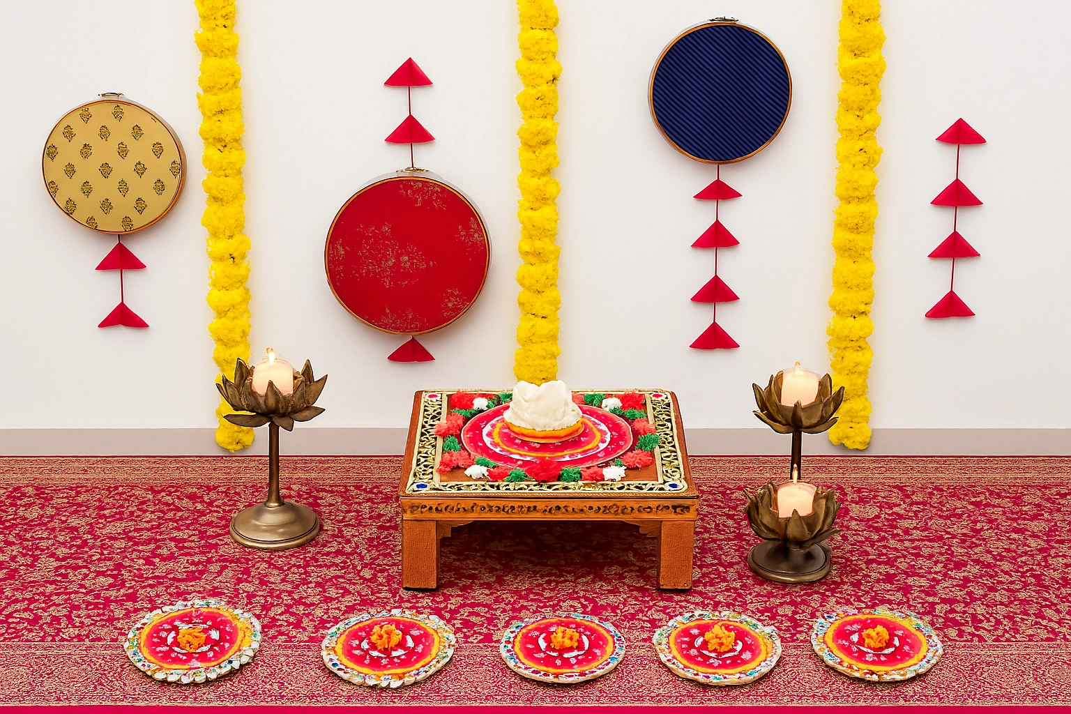 Elegant Traditional Pastel Lohri Theme - Image 2