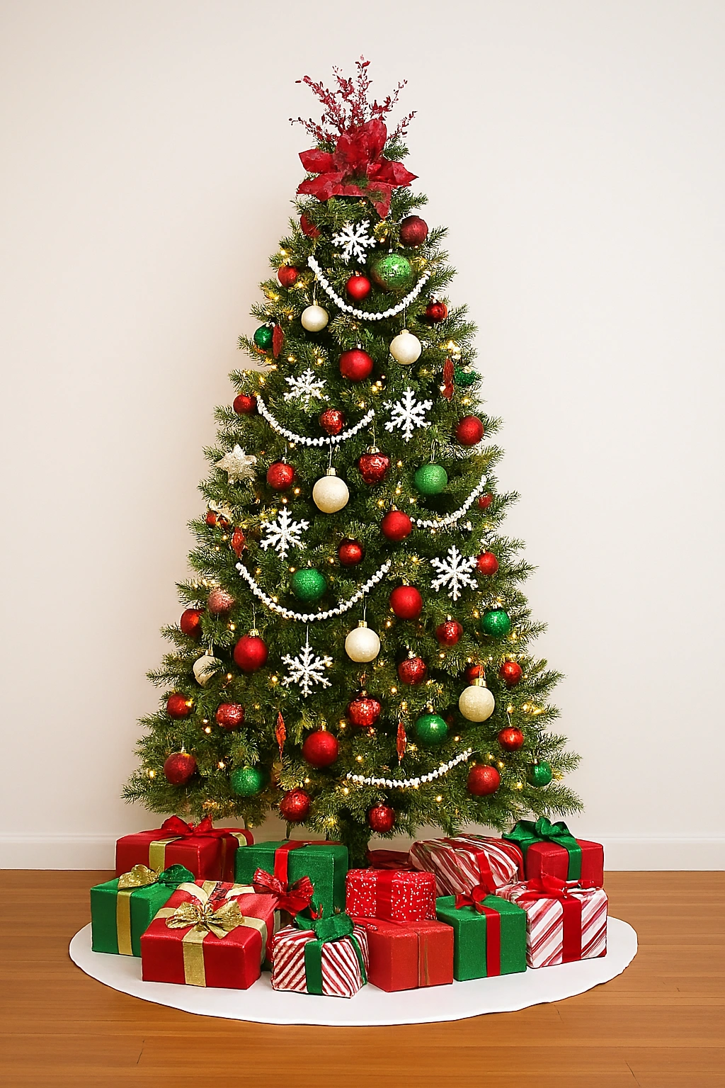 Festive Pink Dream: 6ft Pine Tree Decoration - Image 2