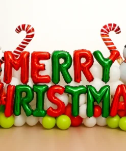 Sparkle the Season: Merry Christmas Balloon Bouquet