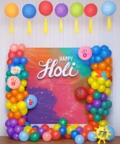 A Tidal Wave of Hues for Your Festive Backdrop