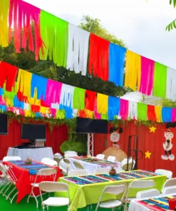 A Vibrant Canopy of Festive Colors