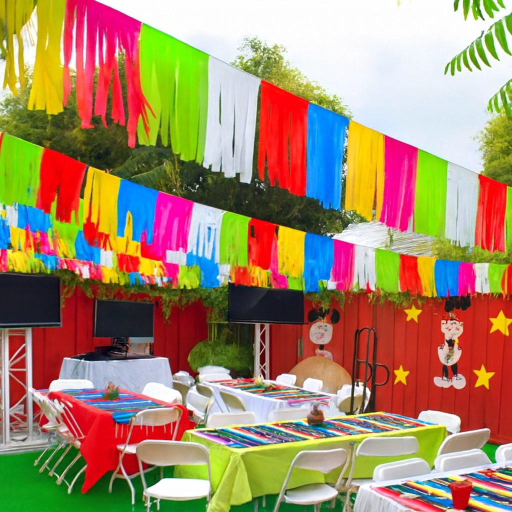 A Vibrant Canopy of Festive Colors