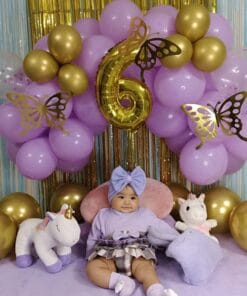 6-Month Pastel Milestone Half Birthday Decoration - Image 2