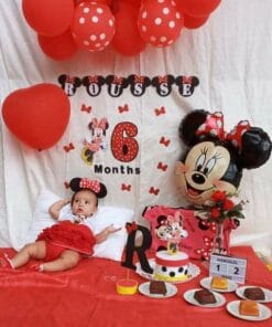 6-Month Pastel Milestone Half Birthday Decoration - Image 3