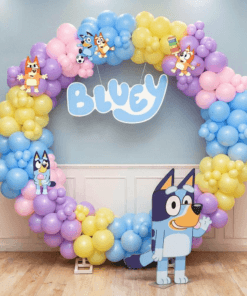Bluey Pastel Ring Birthday Decoration