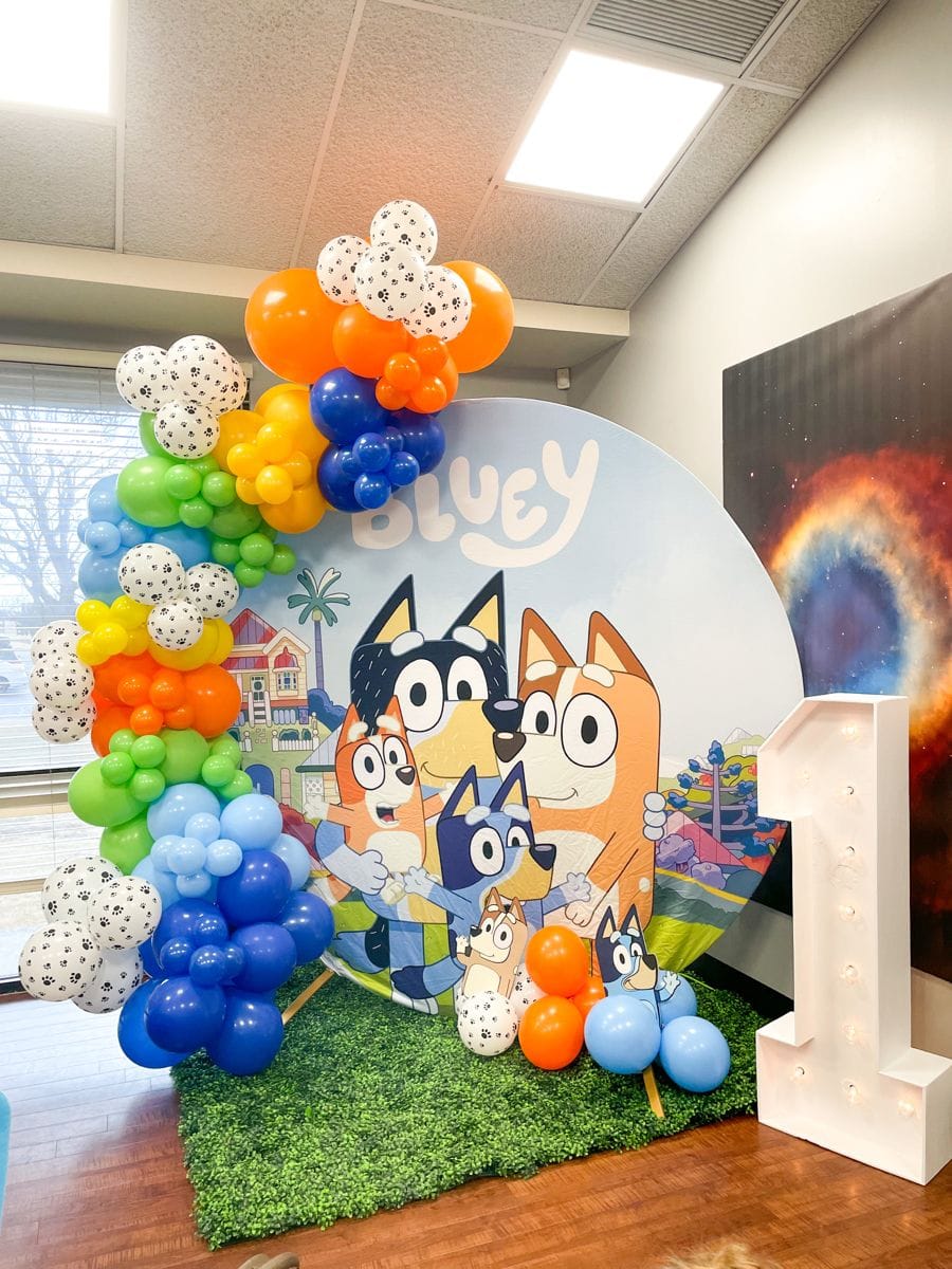 Bluey Pastel Ring Birthday Decoration - Image 5