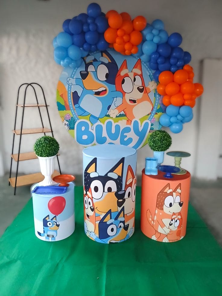 Bluey Pastel Ring Birthday Decoration - Image 2