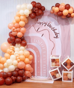 Boho Chic Blush Birthday Decoration