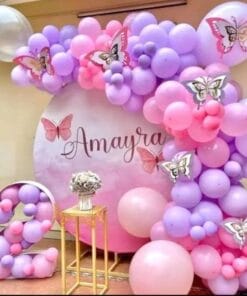 Butterfly Blush ONE First Birthday Decoration - Image 2
