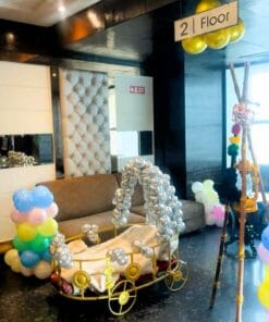 Butterfly Floral Baby Welcome Cart Decoration - Image 2