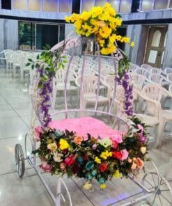 Butterfly Floral Baby Welcome Cart Decoration - Image 4