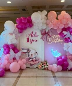 Cherry Blush Romantic Balloon Decoration - Image 2