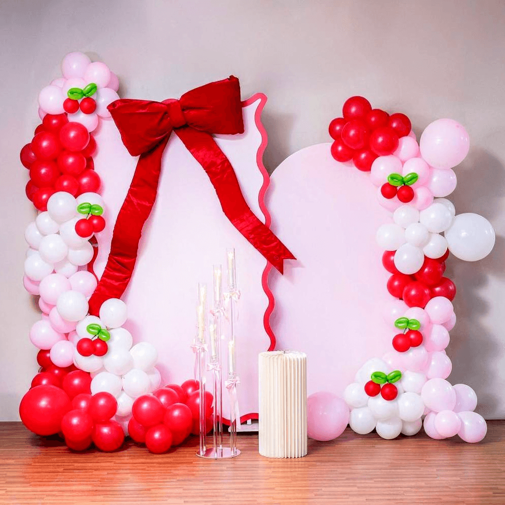 Cherry Blush Romantic Balloon Decoration