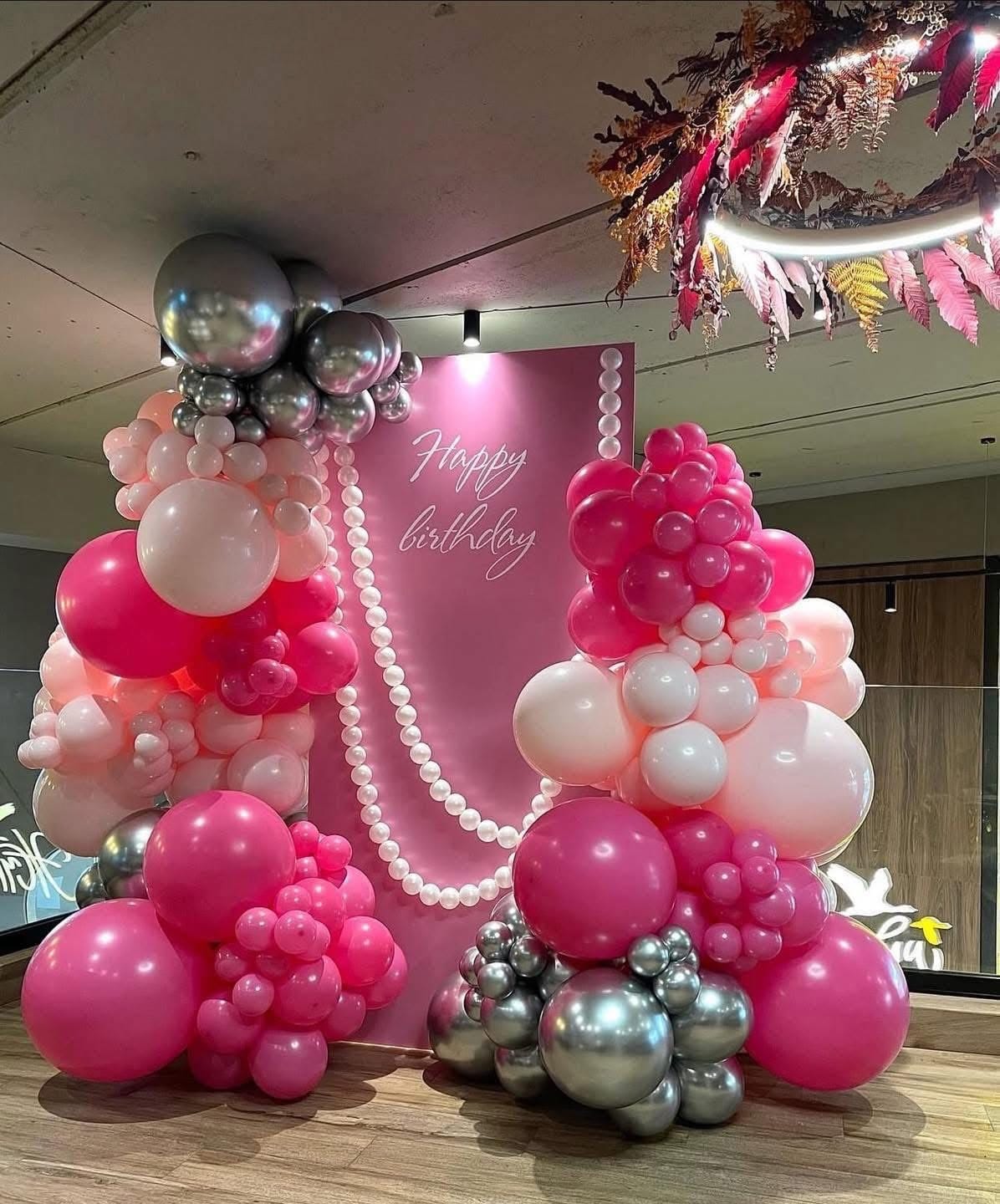 Cherry Blush Romantic Balloon Decoration - Image 3