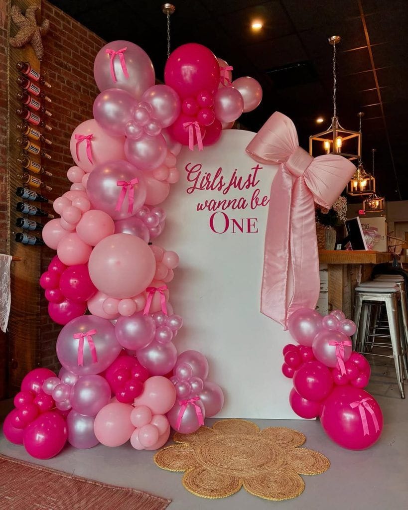 Cherry Blush Romantic Balloon Decoration - Image 4