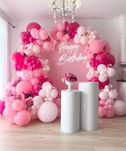 Cherry Blush Romantic Balloon Decoration - Image 5