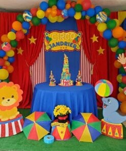 Circus Skyline Carnival Birthday Decoration - Image 2