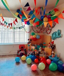 Colourful Half Birthday Milestone Decoration - Image 2