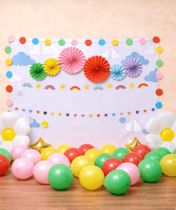 Colourful Half Birthday Milestone Decoration