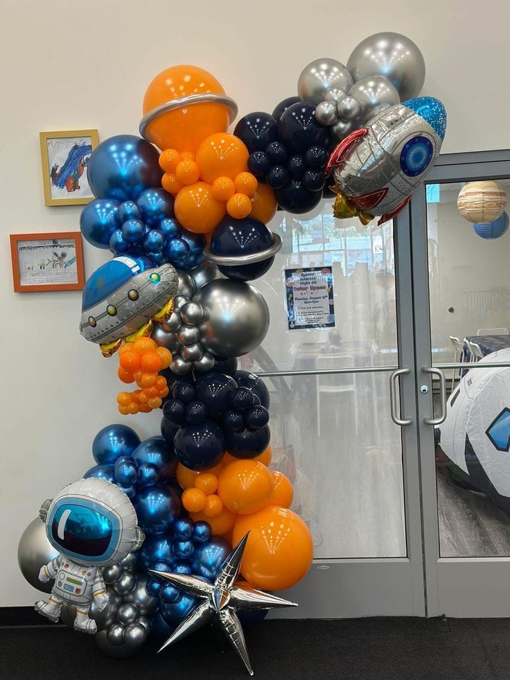 Cosmic Astronaut Space Adventure Birthday Decoration - Image 4