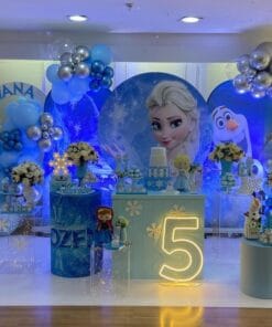 Elsa Frozen Fantasy Birthday Decoration - Image 2