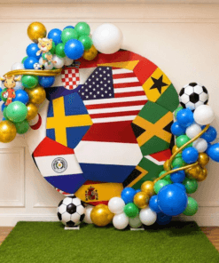 Football Fever Ring Birthday Decoration
