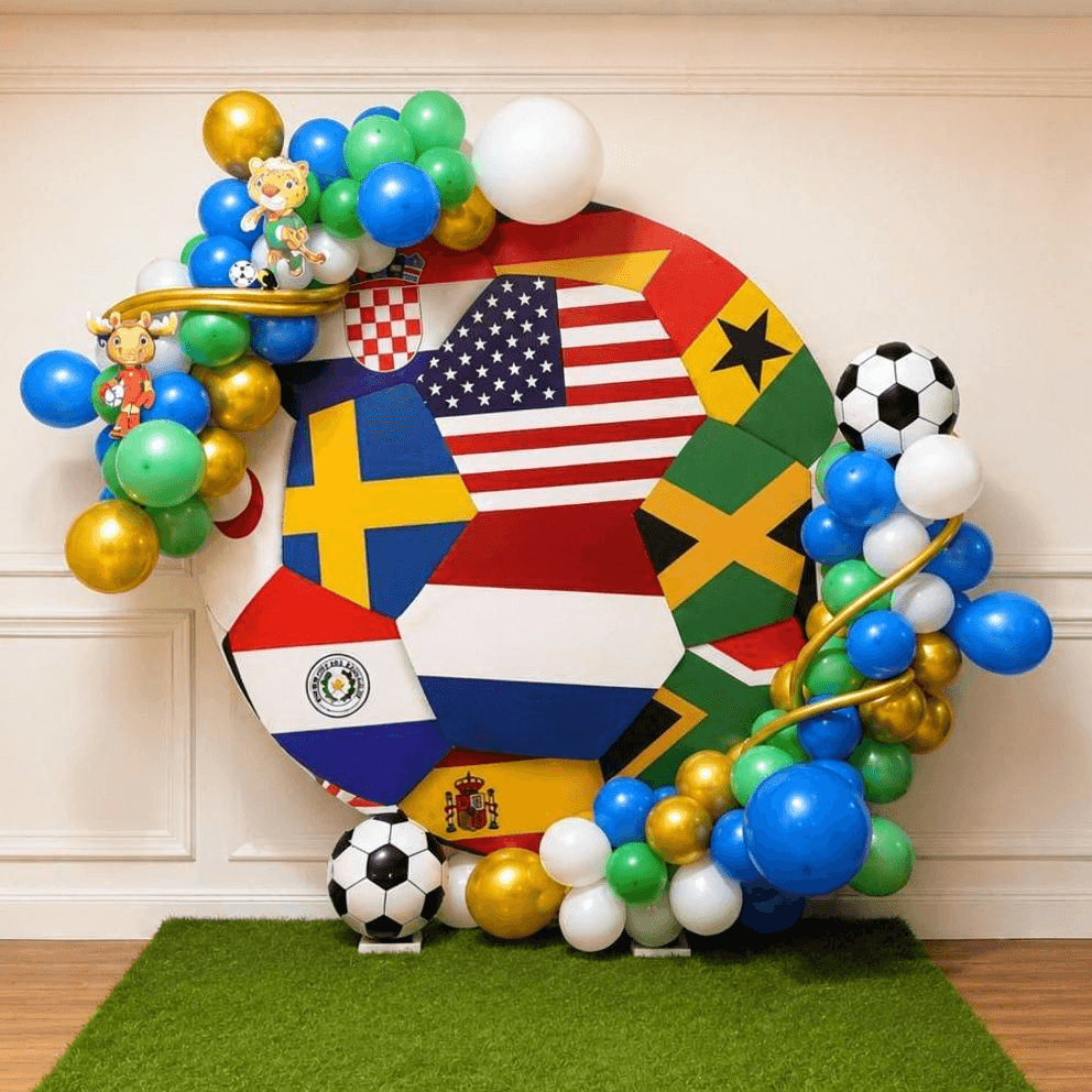 Football Fever Ring Birthday Decoration