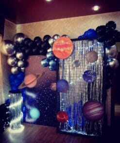 Glowing Galaxy Space Adventure Birthday Decoration - Image 4