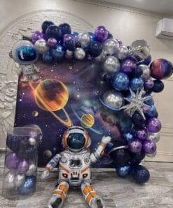Glowing Galaxy Space Adventure Birthday Decoration - Image 3