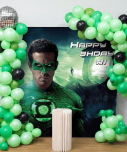Green Lantern Superhero Birthday Decoration