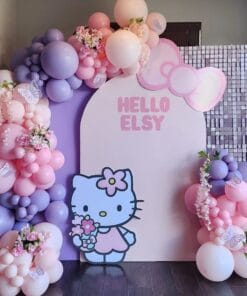 Hello Kitty Pastel Dream Birthday Decoration - Image 4